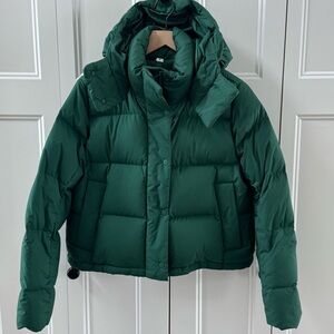 Lululemon Everglade Green Wunder Puff Jacket